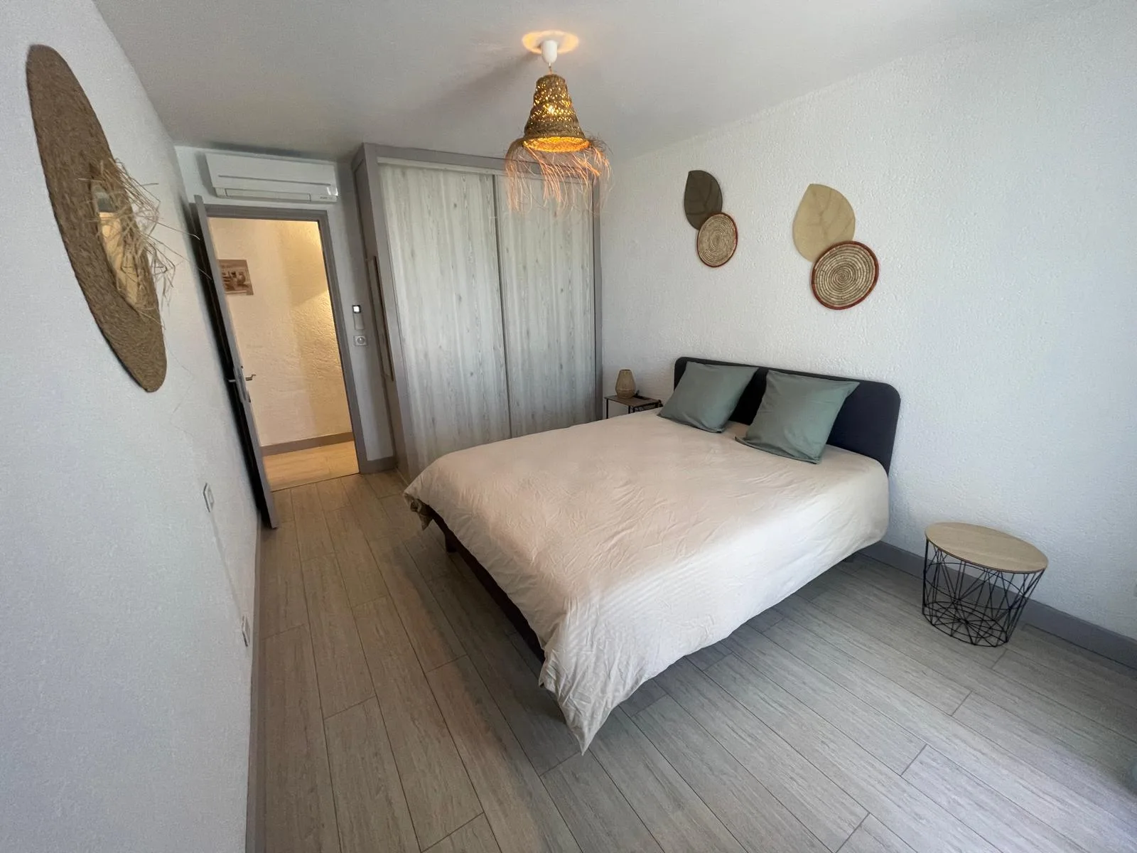 Spacious double bedroom with storage
